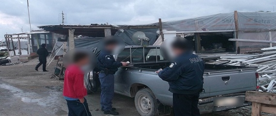 Πραγματοποιήθηκε αστυνομική επιχείρηση στην περιοχή του καταυλισμού στο Καρακόνερο Ρόδου