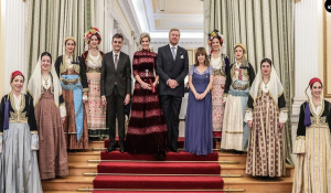 Όλα όσα έγιναν στο δείπνο προς τιμήν του βασιλικού ζεύγους της Ολλανδίας στο Προεδρικό - Δείτε φωτογραφίες