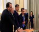 Ορκίστηκαν ο νέος υπουργός Μετανάστευσης Θάνος Πλεύρης και τρεις υφυπουργοί