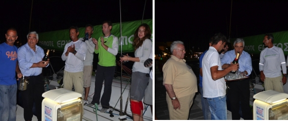 Μήλος: Τερματισμός πρώτου μπράτσου του 19ου Διεθνούς Ιστιοπλοϊκού Αγώνα “Cyclades Regatta 2013