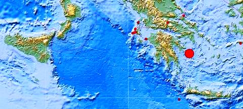 Ο σεισμός της Υδρας «κούνησε» ως και τους Ιταλούς