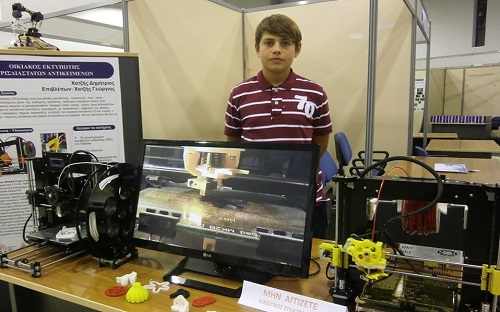 Οικιακός 3D εκτυπωτής από Έλληνα μαθητή