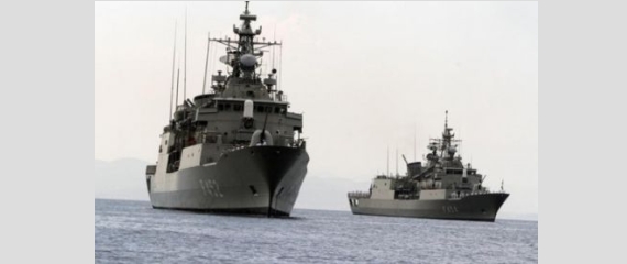 Τουρκικά πολεμικά πλοία ανατολικά της Αμοργού