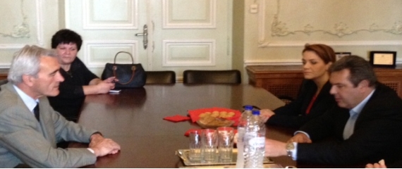 Επίσκεψη Προέδρου Ανεξαρτήτων Ελλήνων κ. Π. Καμμένου στο Γραφείο του Αντιπεριφερειάρχη Κυκλάδων