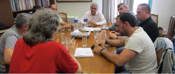 Συνάντηση Μαχαιρίδη με το σύλλογο εργαζομένων της περιφέρειας Νοτίου Αιγαίου