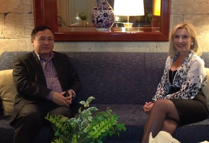 Συνάντηση με τον Εμπορικό και Οικονομικό Ακόλουθο της Κινεζικής Πρεσβείας, κ. Sun Liwei, είχε η Αντιπεριφερειάρχης Ν. Αιγαίου, Ελευθερία Φτακλάκη