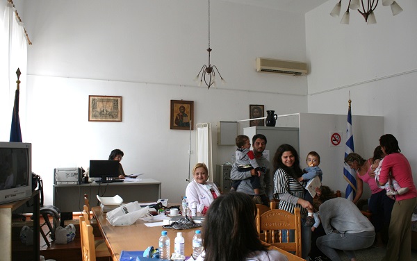 Ευχαριστήριο Συλλόγου Γυανικών Μάρπησσας στο Μητροπολιτικό Κοινωνικό Ιατρείο Ελληνικού