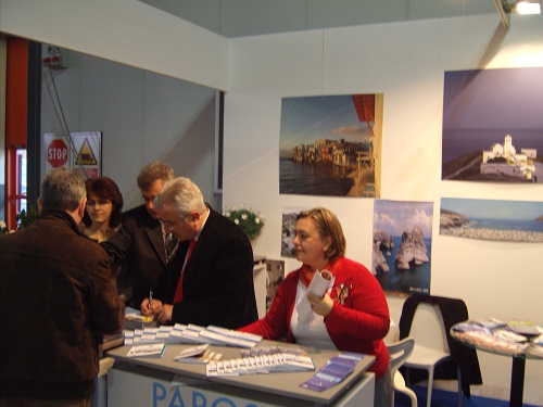 Οργανωμένη ήταν η παρουσία του Δήμου Πάρου στη διεθνή έκθεση τουρισμού BIT στο Μιλάνο