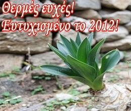 Θερμές ευχές για το 2012!