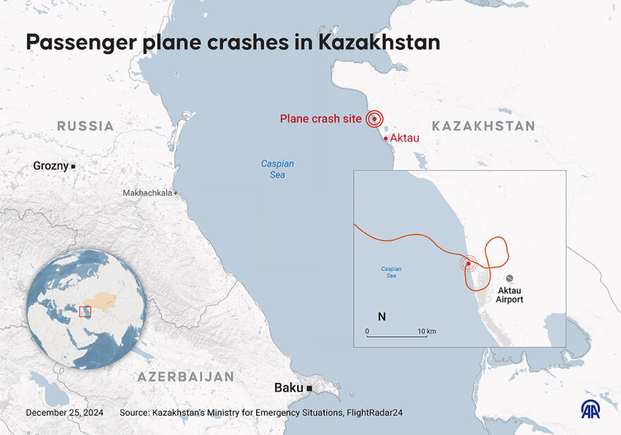 kazakhstan map