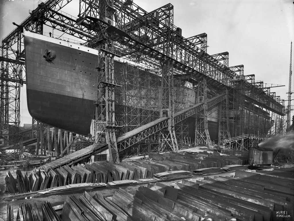 Britannic under construction 1024x770