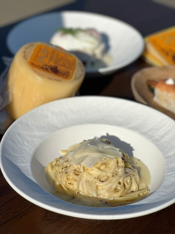 Cacio e pepe με Γραβιέρα Νάξου