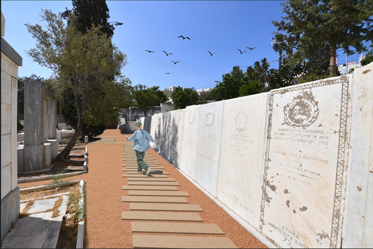 Πρόταση αποκατάστασης διαδρομών στο κοιμητήριο Αγίου Γεωργίου