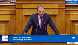 Παρέμβαση για την επόμενη μέρα του ελληνικού Τουρισμού, τη στήριξη των επιχειρήσεων &amp; των εργαζομένων, του Βουλευτή Κυκλάδων Φίλιππου Φόρτωμα