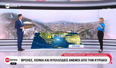 Έρχεται ισχυρή κακοκαιρία το Σαββατοκύριακο - Κατοιγίδες και στο Αιγαίο (Βίντεο)