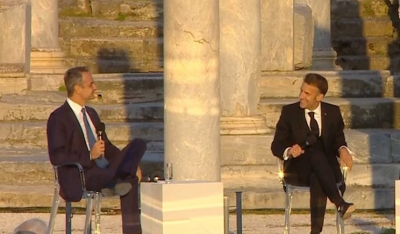 Μακρόν: «Αν απειληθεί η Ελλάδα από την Τουρκία θα είμαστε εδώ» (Βίντεο)