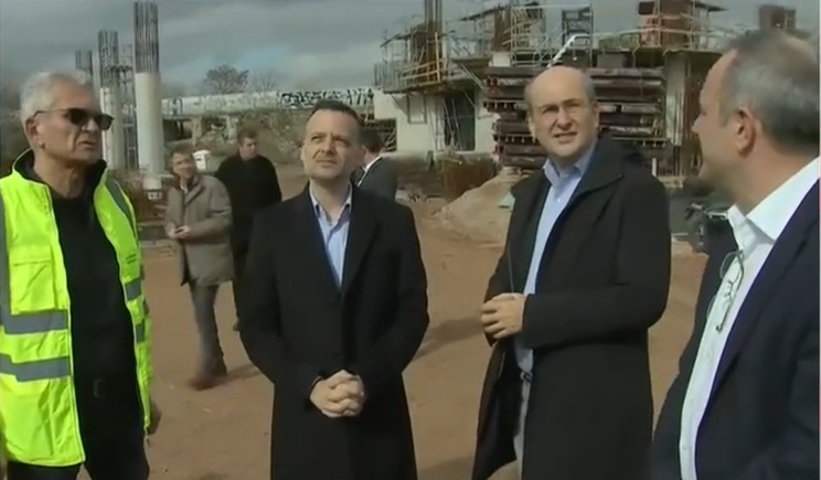 Τις εργασίες για την ανάπλαση του Βοτανικού επιθεώρησαν Χατζηδάκης - Δούκας - Αλαφούζος (βίντεο)