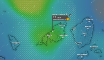 Κυκλάδες, Πάρος: «Ποδαρικό» του Οκτώβρη με βροχοπτώσεις και ισχυρούς ανέμους