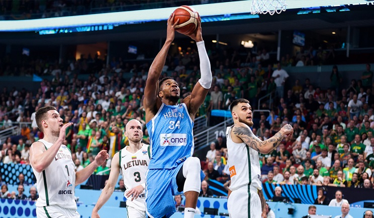 Λιθουανία-Ελλάδα 76-87: Θριαμβευτική πρόκριση στους «4» της Ευρώπης, με Τουρκία για μια θέση στον τελικό - Βίντεο