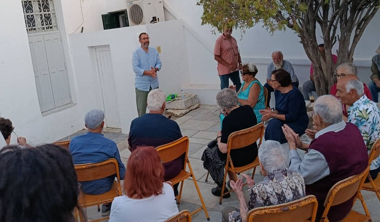 Λ.Σ Νοτίου Αιγαίου: Περιοδεία του Γιάννη Αγγελή στη Τήνο