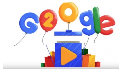 Η Google γιορτάζει τα 20 χρόνια της με ένα εντυπωσιακό doodle