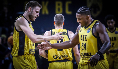 Mε την Μπανταλόνα κληρώθηκε η ΑΕΚ στα playoffs του Basketball Champions League