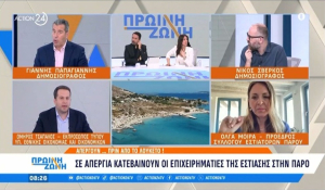 Πάρος: Αγανάκτηση στην εστίαση - Ο. Τσάπαλος: «Η στρατηγική της κυβέρνησης δεν είναι να κλείνει τις επιχειρήσεις» (βίντεο)