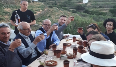 Στη γιορτή γαστρονομίας "Tinos Food Paths" ο Αντιπεριφερειάρχης Κυκλάδων Γιώργος Λεονταρίτης