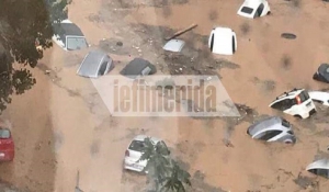 Η βροχή έπνιξε το Μαρούσι: Βούλιαξαν αυτοκίνητα -Κίνδυνος για πεζούς