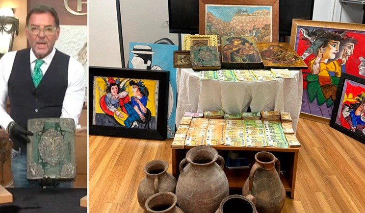 Στον εισαγγελέα αυτή την ώρα ο Τσαγκαράκης, γνήσια μόνο 7 από τα 300 έργα που είχε στην κατοχή του