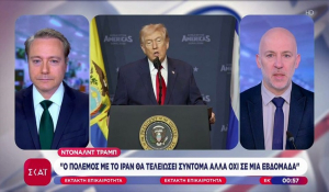 Τραμπ: Ο πόλεμος έχει σχεδόν ολοκληρωθεί – Αν το Ιράν δοκιμάσει τίποτα «χαριτωμένο», είναι το τέλος του (Βίντεο)