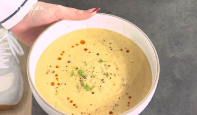 Βελουτέ σούπα με λαχανικά από την Αργυρώ Μπαρμπαρίγου (βίντεο)