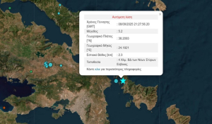 Ισχυρός σεισμός 5,2 Ρίχτερ στα Νέα Στύρα Ευβοίας - Σύμφωνα με τον Γ. Παπαδόπουλο, αναμένονται μετασεισμοί
