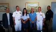 Εθιμοτυπική επίσκεψη του κυβερνήτη του USS Bulkeley DDG 84 στη Θήρα
