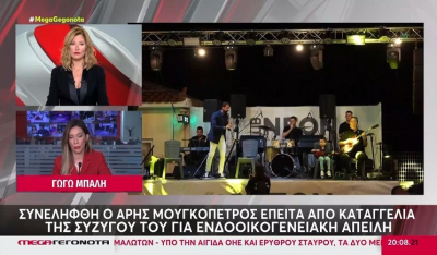 Άρης Μουγκοπέτρος: Συνελήφθη μετά από καταγγελία της συζύγου του (Βίντεο)
