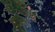 Φωτιά: Live η εξέλιξη των πυρκαγιών στην Ελλάδα μέσω δορυφόρου