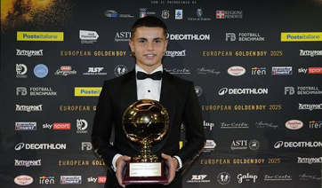 Ο Xρήστος Μουζακίτης νικητής του βραβείου &quot;European Golden Boy Web 2025&quot;