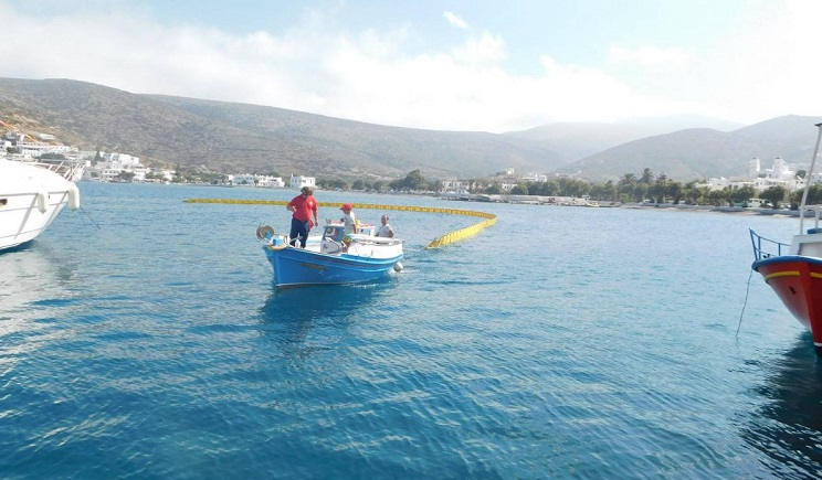 Θαλάσσια διακομιδή από το λιμάνι των Καταπόλων Αμοργού