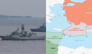 Νέος προκλητικός χάρτης από την Τουρκία: «Οποιος κυριαρχεί στη Μεσόγειο ελέγχει τρεις ηπείρους»