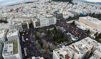 Τα στοιχεία της διαδήλωσης σύμφωνα με την ΕΛ.ΑΣ στην Αθήνα