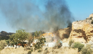Πάρος: Πυρκαγιά στην περιοχή του Αγ. Βλάση στην Κοινότητα Αρχιλόχου