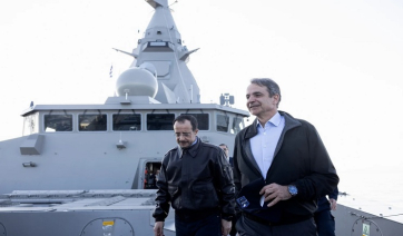 Τη φρεγάτα «Κίμων» επισκέφτηκαν Μητσοτάκης – Χριστοδουλίδης (Bίντεο)