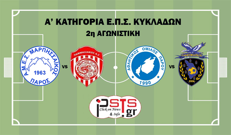 Α' Ε.Π.Σ.Κ.: Εντός έδρας αναμετρήσεις για Μαρπησσαϊκό και Α.Ο.Π. στην 2η αγωνιστική