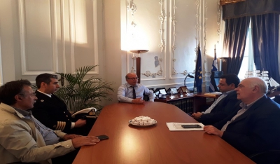 Συνάντηση του Αντιπεριφερειάρχη Κυκλάδων κ. Γεωργίου Λεονταρίτη με τον Υφυπουργό Ναυτιλίας και Νησιωτικής Πολιτικής κ. Νεκτάριο Σαντορινιό