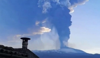 Αίτνα: Η πορεία του ηφαιστειακού νέφους έως την Αθήνα μέσα σε έξι ώρες! [βίντεο]