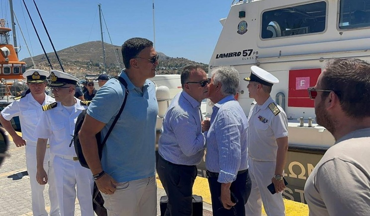 Β. Κικίλιας από Λέρο: «Αναβαθμίζουμε τις λιμενικές υποδομές- Προχωράμε στην ανάπτυξη μονάδων αφαλάτωσης»