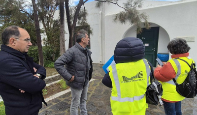 Επίσκεψη εξειδικευμένων μηχανικών για έλεγχο των σχολικών μονάδων και των δημοτικών κτηρίων του Δήμου Πάρου