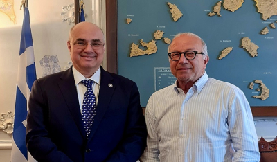 Συνάντηση του Χωρικού Αντιπεριφερειάρχη Κυκλάδων κ. Γ. Λεονταρίτη με τον Γενικό Γραμματέα του Υπουργείου Δικαιοσύνης
