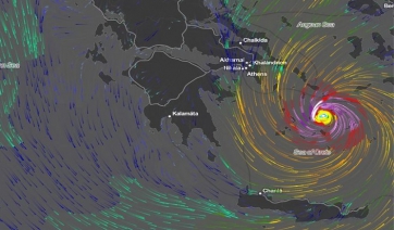 Από Πάρο και Νάξο θα περάσει ο μεσογειακός κυκλώνας - Επίσης από Μήλο, Φολέγανδρο, Κίμωλο, Σϊφνο