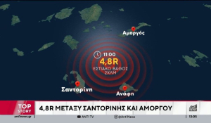 Συνεχίζεται η σεισμική δραστηριότητα στο νότιο Αιγαίο (βίντεο)